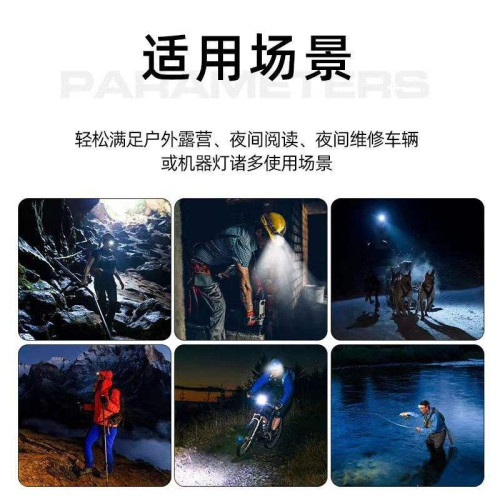 頭燈強光充電超亮感應夜釣魚頭戴式戶外超長續航超輕小手電筒登山