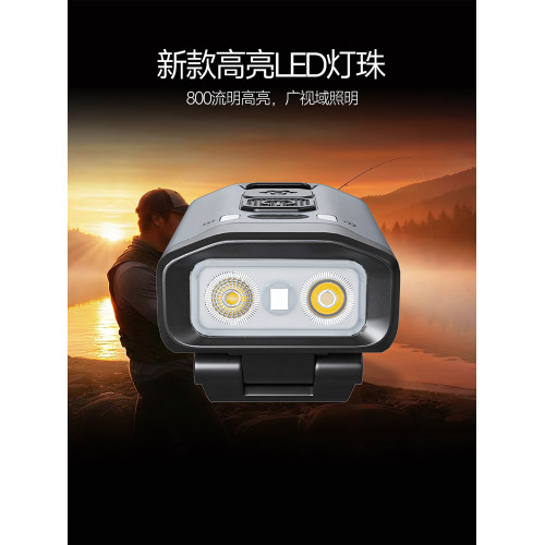 LEM頭燈釣魚專用強光充電超長續航戶外登山頭戴式感應防水帽夾燈 LEM頭燈釣魚專用強光充電超長續航戶外登山頭戴式感應防水帽夾燈