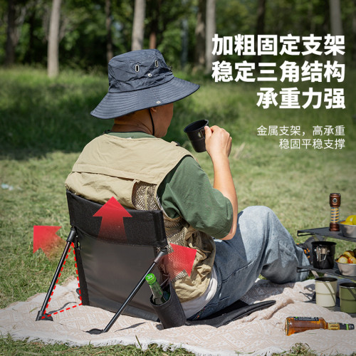 戶外折疊椅子可攜式超輕折疊凳子釣魚椅露營靠背坐椅野營板凳馬紥