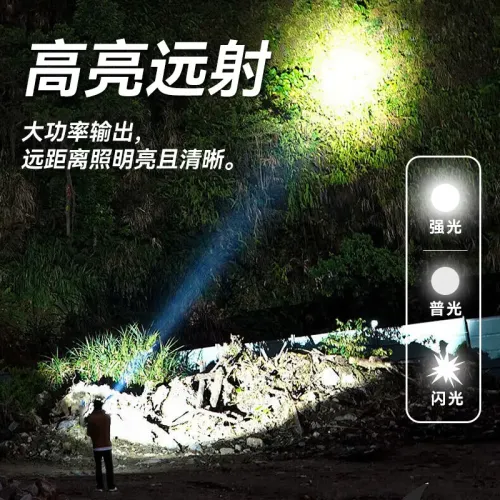 強光頭燈手電筒可充電特亮巡夜爆亮超長續航頭戴式戶外釣魚礦燈明