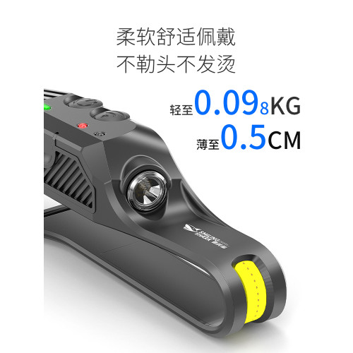 輕量化頭燈強光超亮充電超薄迷你頭戴式戶外超輕無感珮戴感應照明