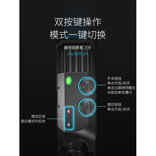 輕量化頭燈強光超亮充電超薄迷你頭戴式戶外超輕無感珮戴感應照明