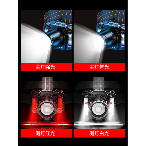 強光頭燈充電超亮頭戴式野戶外釣魚礦超長續航手電筒感應小夜神 強光頭燈充電超亮頭戴式野戶外釣魚礦超長續航手電筒感應小夜神