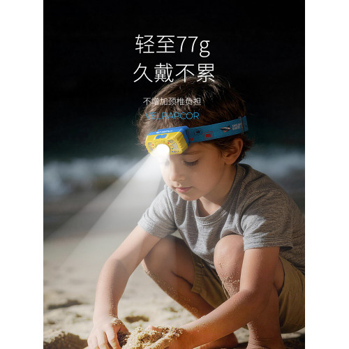 微笑鯊戶外兒童頭燈趕海專用登山頭戴式照明燈夜騎露營夏令營看書 微笑鯊戶外兒童頭燈趕海專用登山頭戴式照明燈夜騎露營夏令營看書