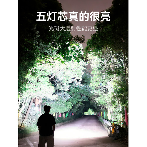 銘久2026新款頭燈強光超亮頭戴式感應夜釣釣魚專用戶外登山照明燈