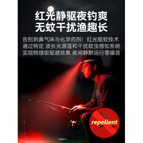銘久2026新款頭燈強光超亮頭戴式感應夜釣釣魚專用戶外登山照明燈