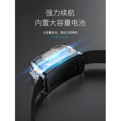 超長續航強光頭燈頭戴式可充電戶外登山釣魚手電筒專用超亮超耐用