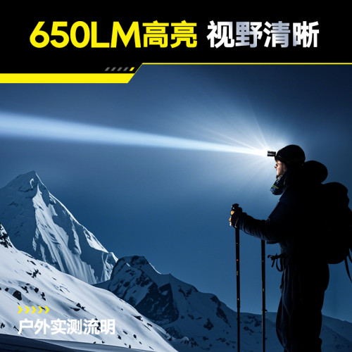 飛利浦頭燈強光充電超亮頭戴式手電筒釣魚小型輕便長續航戶外礦燈