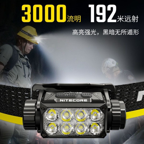 【】 nitecore奈特科爾hc75UHE頭燈戶外登山可充電強光照