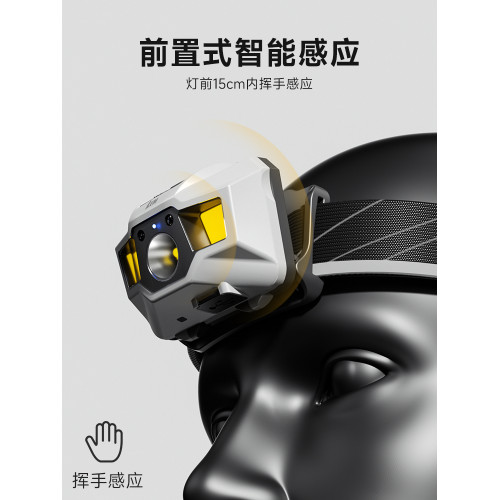 LEM頭燈釣魚專用強光充電超亮續航超長戶外登山夜釣頭戴式照明燈