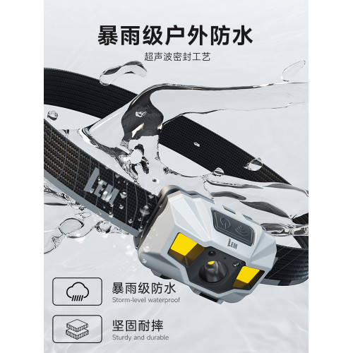 LEM頭燈釣魚專用強光充電超亮續航超長戶外登山夜釣頭戴式照明燈