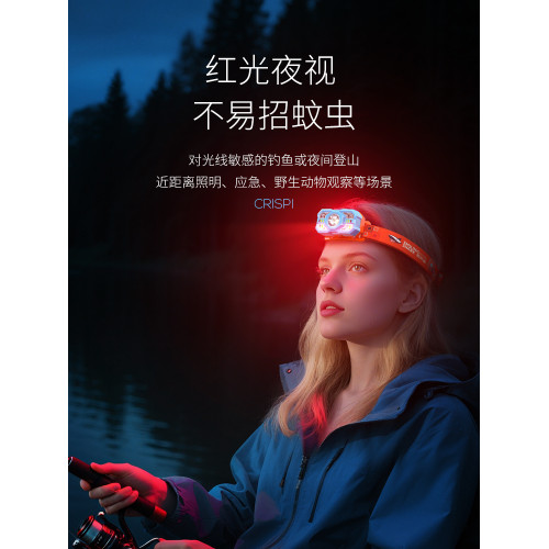 兒童頭燈趕海專用戶外登山2025新款強光超亮頭戴式照明燈充電續航