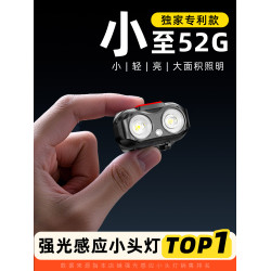 小頭燈感應頭戴式強光充電戶外釣魚爬山輕便防水超長續航2026新款