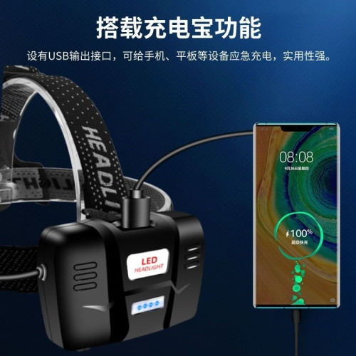 頭燈超亮強光手電筒可充電大功率戴式野外礦燈led戶外夜釣燈遠射