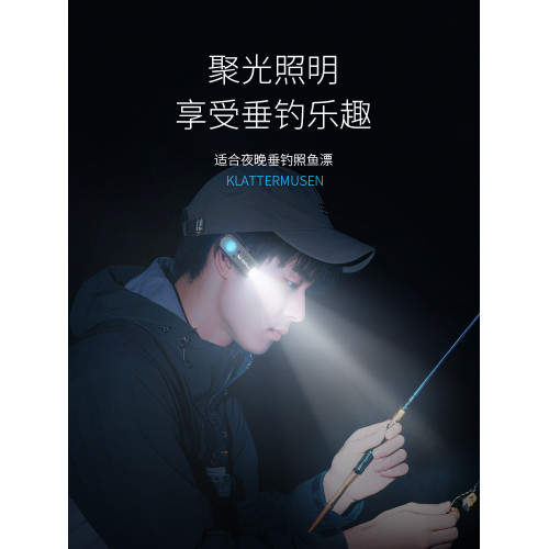 2025新款頭燈強光掛耳式照明燈頭戴感應燈戶外夜釣登山充電長續航