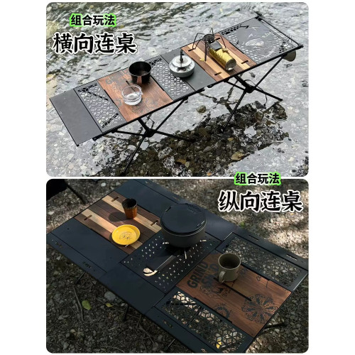 超輕igt框架3單元2單元疊收納0.5單元茶盤茶台輕量化折徒步桌