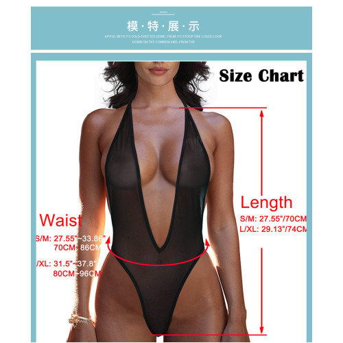 透明式丁字褲女式性感緊身衣褲比基尼高腰透明內衣性感內衣