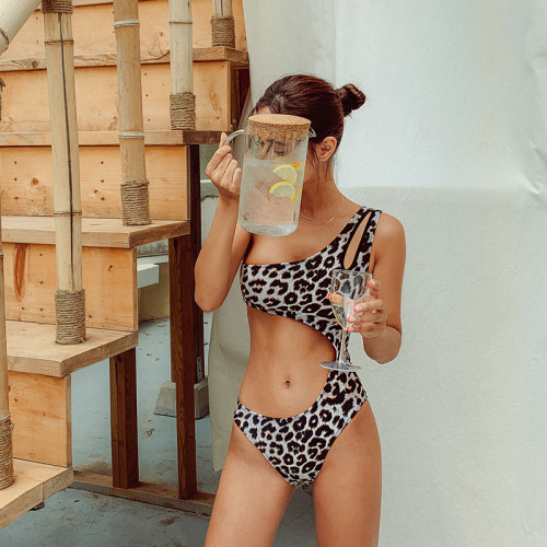 2020新款性感露背比基尼綁帶三角連體露腰溫泉遊泳衣