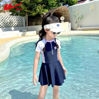 廻力兒童泳衣女童2024新款連體中小童寶寶可愛速乾嬰幼溫泉遊泳裝