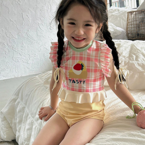 可愛女童遊泳衣夏季寶寶連體速乾兒童泳衣中小童女孩海邊遊泳套裝 可愛女童遊泳衣夏季寶寶連體速乾兒童泳衣中小童女孩海邊遊泳套裝