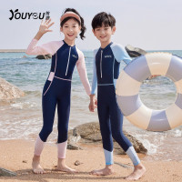 兒童泳衣青少年新款夏季遊泳連體遊泳衣中大童專業快乾訓練遊泳裝