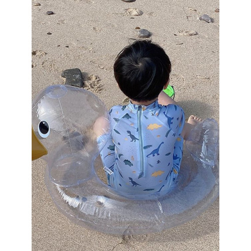 2025新款男童連體泳衣恐龍世界嬰兒寶寶中小童泳裝男孩兒童遊泳衣