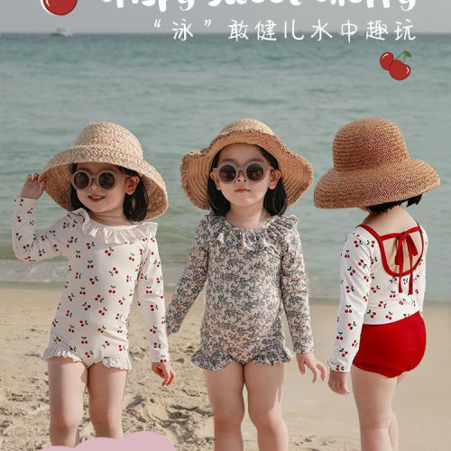 女童可愛卡通遊泳衣女寶寶2026夏季露背連體泳衣兒童外出沙灘衣潮 女童可愛卡通遊泳衣女寶寶2026夏季露背連體泳衣兒童外出沙灘衣潮