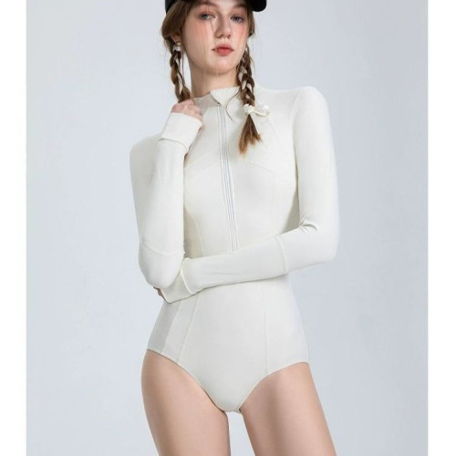 新款潛水服水母衣女士浮潛泳衣濕衣速乾遊泳防曬長袖長褲女款沖浪