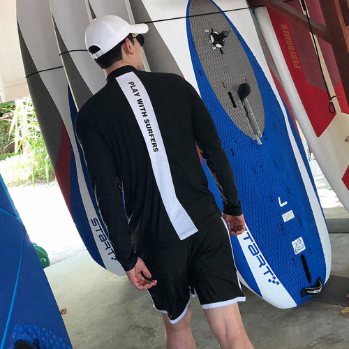潛水服男長袖長褲防曬速乾水母衣情侶泳衣女夏沖浪服套裝潮流運動
