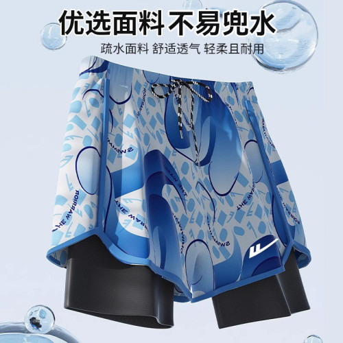 廻力泳衣男士遊泳褲速乾防尲尬潛水衣長袖水母沖浪服遊泳裝備全套