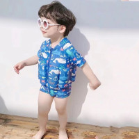 兒童浮力泳衣女男童泳衣2026新款男孩小童連體速乾自帶浮力遊泳衣