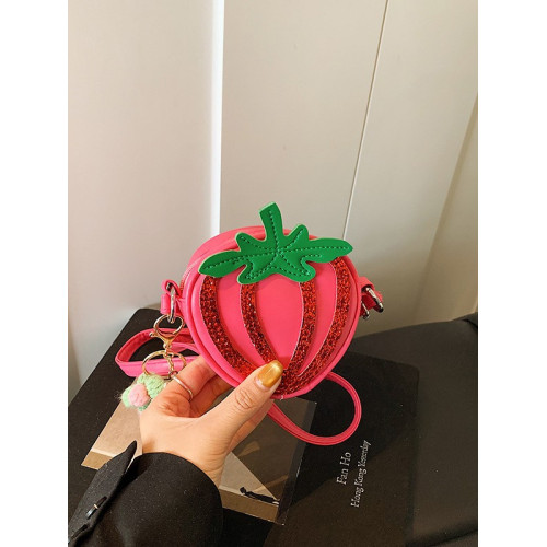 日韓潮流草莓水果包手提可攜式零錢耳機口紅收納小包少女風可愛小包
