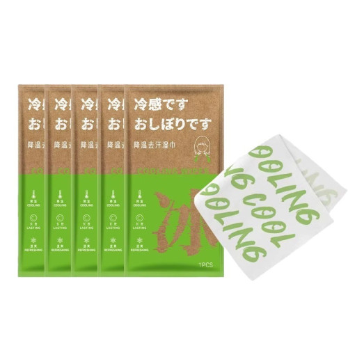 夏季降溫冰巾冷感濕巾運動戶外跑步一次性吸汗夏季清涼舒適獨立裝