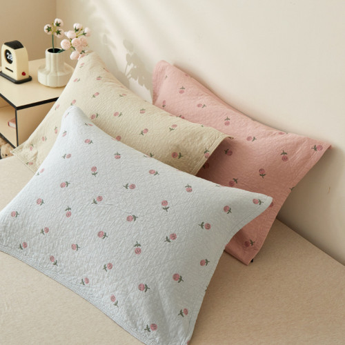 枕巾純棉一對裝輕奢高級感可固定紗布枕頭巾2025新款夏涼防頭油