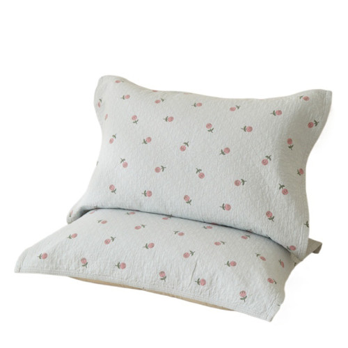 枕巾純棉一對裝輕奢高級感可固定紗布枕頭巾2025新款夏涼防頭油