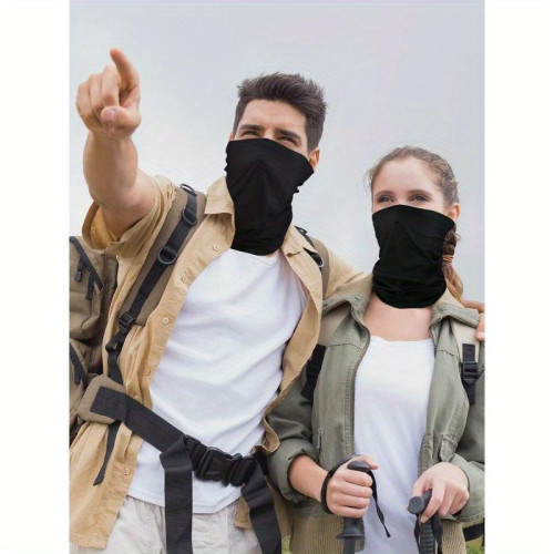 3pcs Men's Breathable Sun Protection Face Covers Adjustable