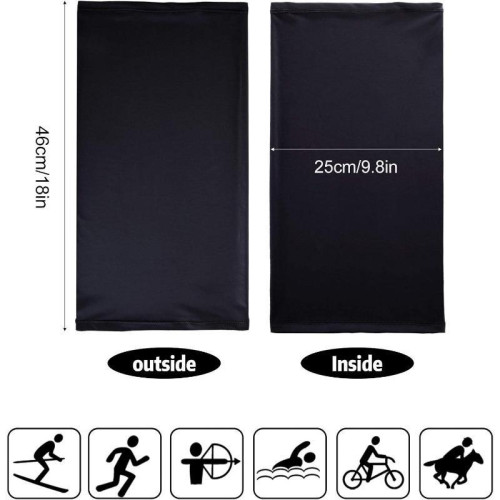 3pcs Men's Breathable Sun Protection Face Covers Adjustable