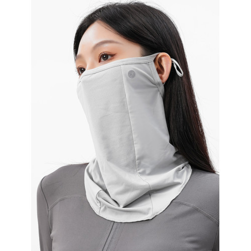 防曬面罩爬山防紫外線騎行一體護頸戶外跑步透氣遮陽掛耳冰絲口罩