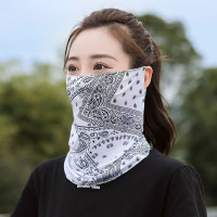 冰絲防曬面罩遮臉女戶外出行防風護頸遮脖子口罩護臉面紗開車臉罩