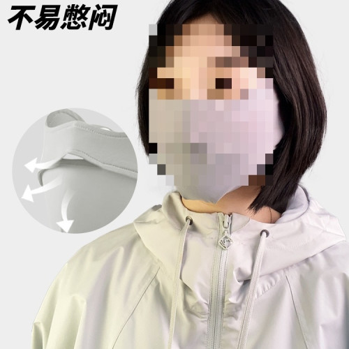 護眼角防曬面罩夏季女腮紅立體口罩防紫外線透氣冰絲高顔值顯臉小