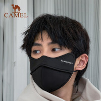 駱駝登山防風口罩加絨保暖3d立體男高顔值女秋冬防塵防寒面罩