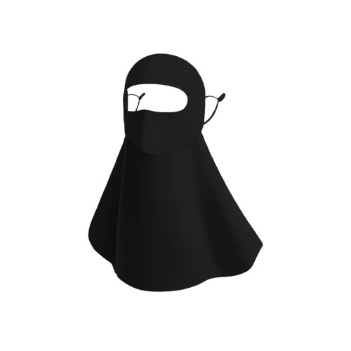 可喝水防曬面罩臉基尼長款護頸一體防紫外線女全臉防護透氣口罩