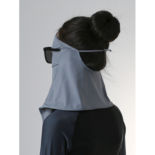 UPF50+遮全臉耳朵防曬面罩露鼻護頸防紫外線臉基尼開車騎車戴眼鏡