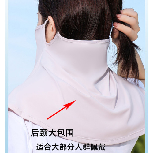 防曬圍脖開口網眼透氣遮脖子防紫外線口罩面罩脖套一體淘寶批