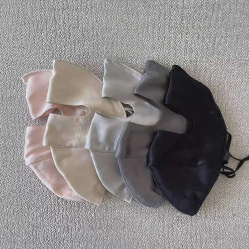 100%桑蠶絲防曬面罩女真絲防紫外線遮陽醫美臉基尼真蠶絲臉罩