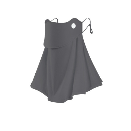 君馳防曬面罩護頸一體女高顔值披肩遮陽防紫外線薄款透氣冰絲口罩