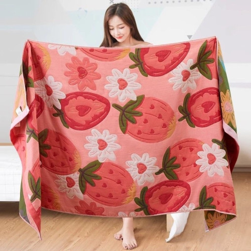 特價紗布浴巾男女家用加大成人吸水柔軟大人速乾沙發洗澡高顔值