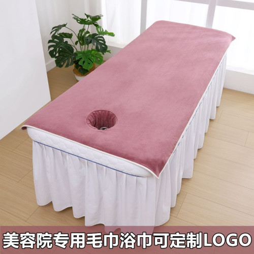美容院專用浴巾成人男女加厚大號家用吸水速乾鋪床毛巾釘製