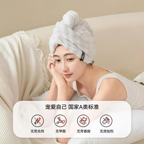 速乾乾髮帽2026新款加厚洗頭輕奢加大加厚一片式乾髮帽法式不掉毛