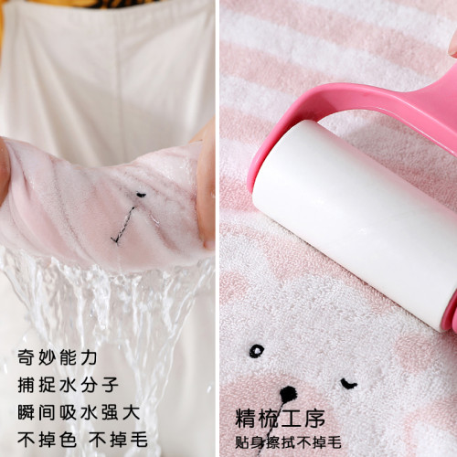 迎毛巾純棉洗臉家用吸水速乾不掉毛柔軟成人兒童面巾男女迎闕